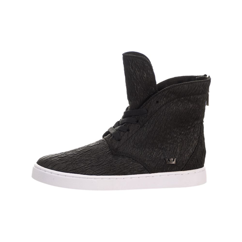 Baskets Montantes Supra Joplin Noir Black Femme | IAF-59982330